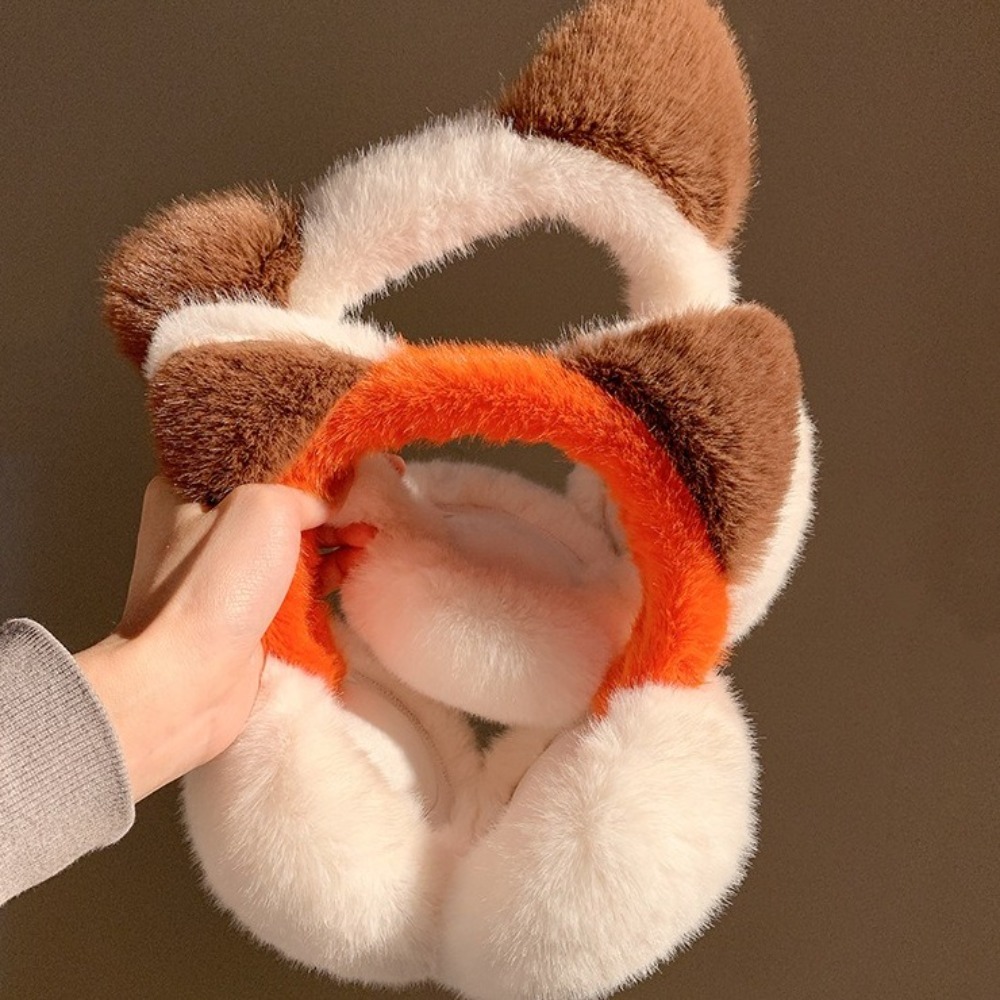Earmuffs Foldable - Penutup Telinga Kartun Fashion, Tahan Angin,