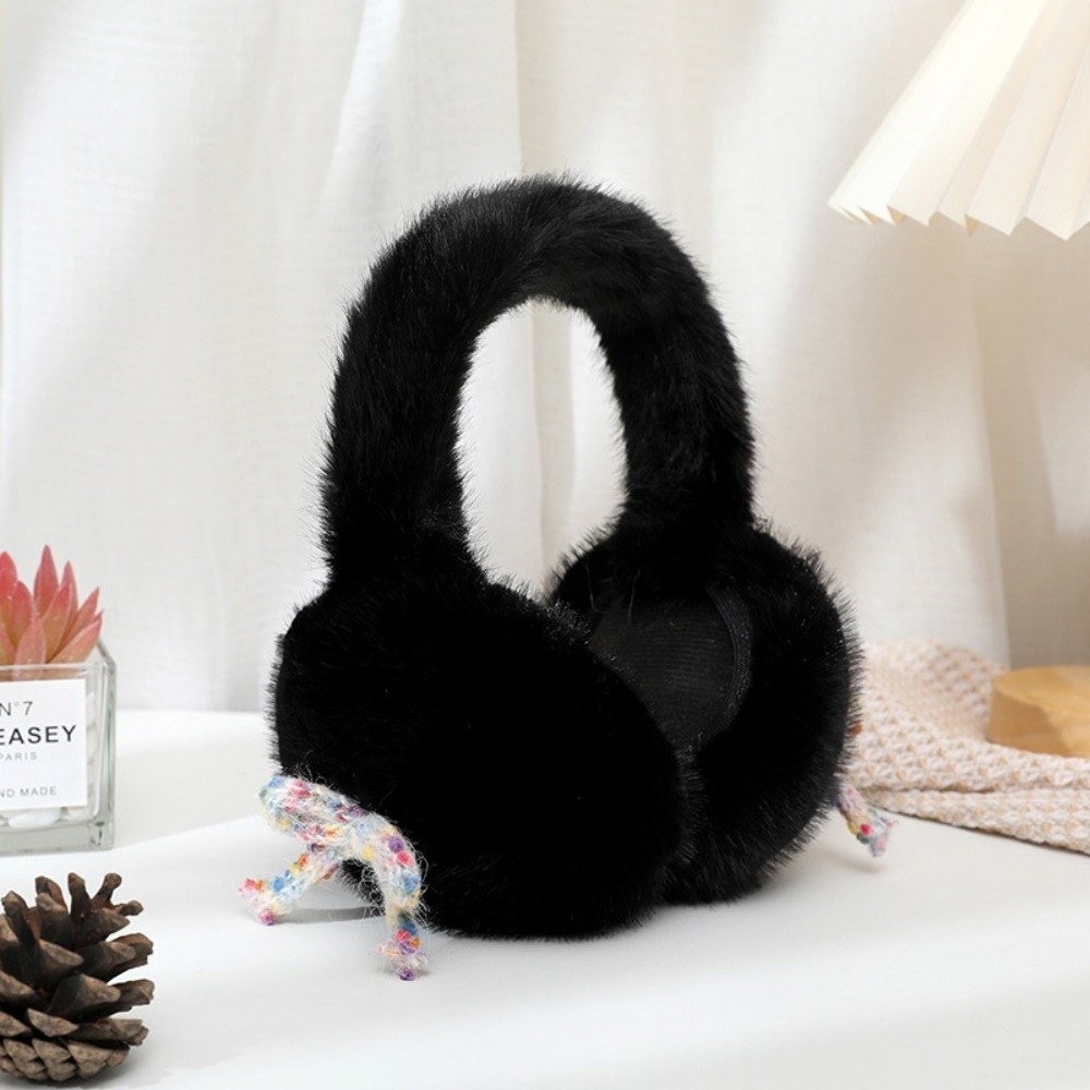 Earmuffs Foldable - Penutup Telinga Bulu Imitasi Mink yang