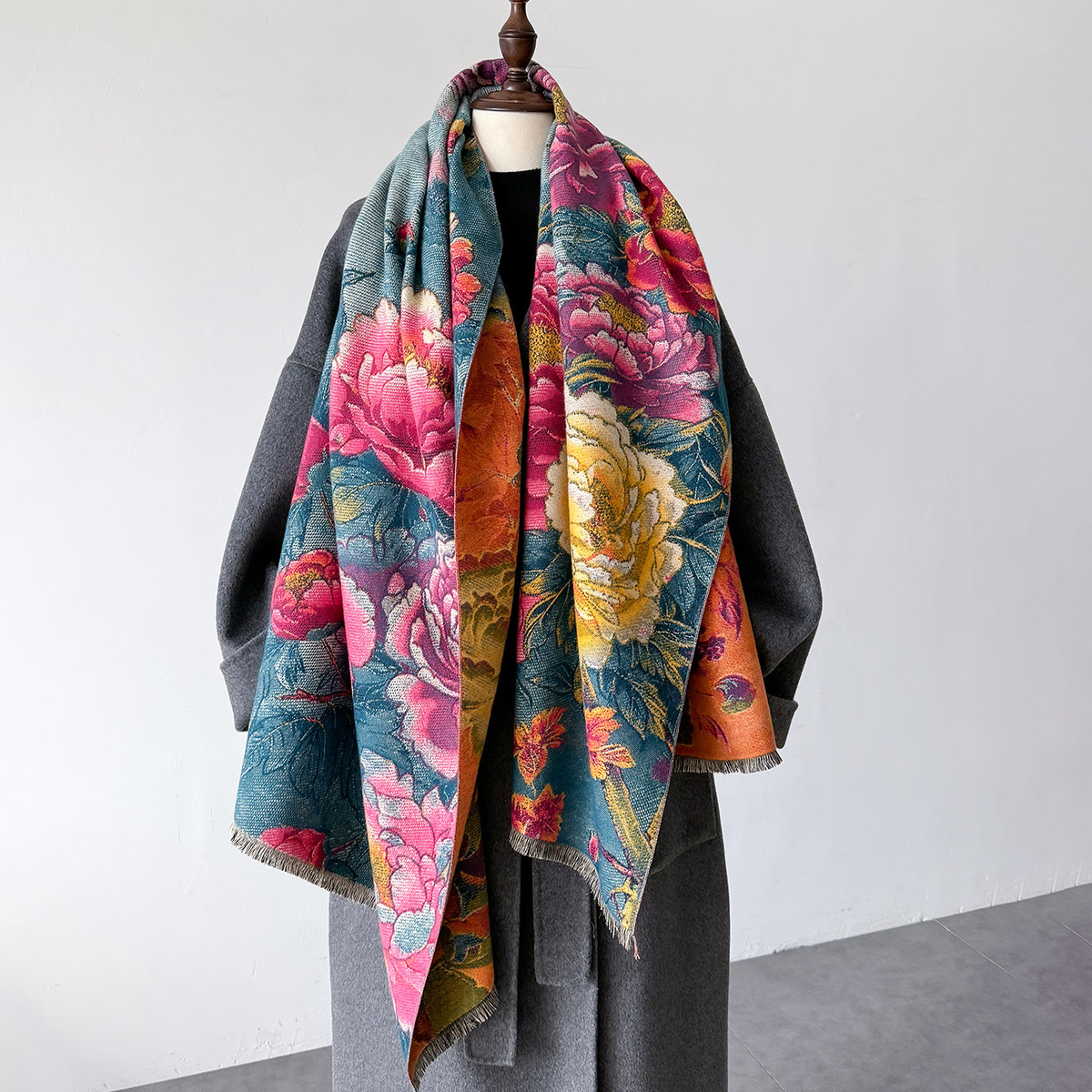 Syal kasmir hangat untuk wanit - Cashmere Pashmina Wrap ulasan dan harga