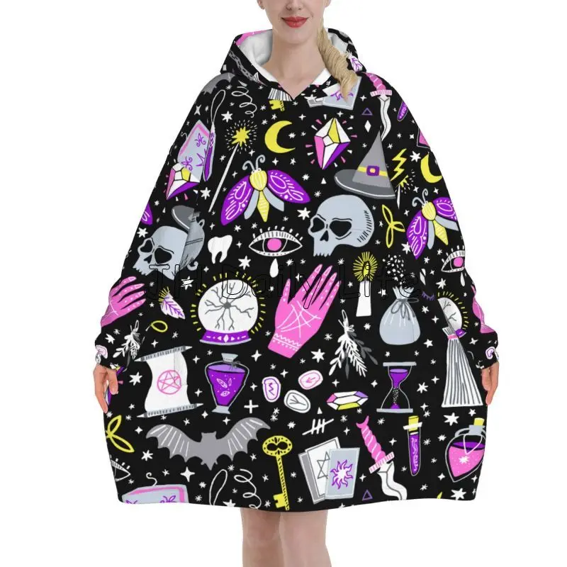 Hoodie Selimut Besar Gotik Pen - Sherpa Hoodie Fleece ulasan dan harga