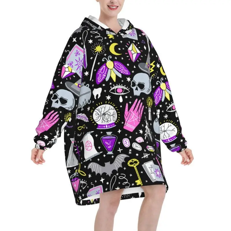 Hoodie Selimut Besar Gotik Pen - Sherpa Hoodie Fleece ulasan dan harga