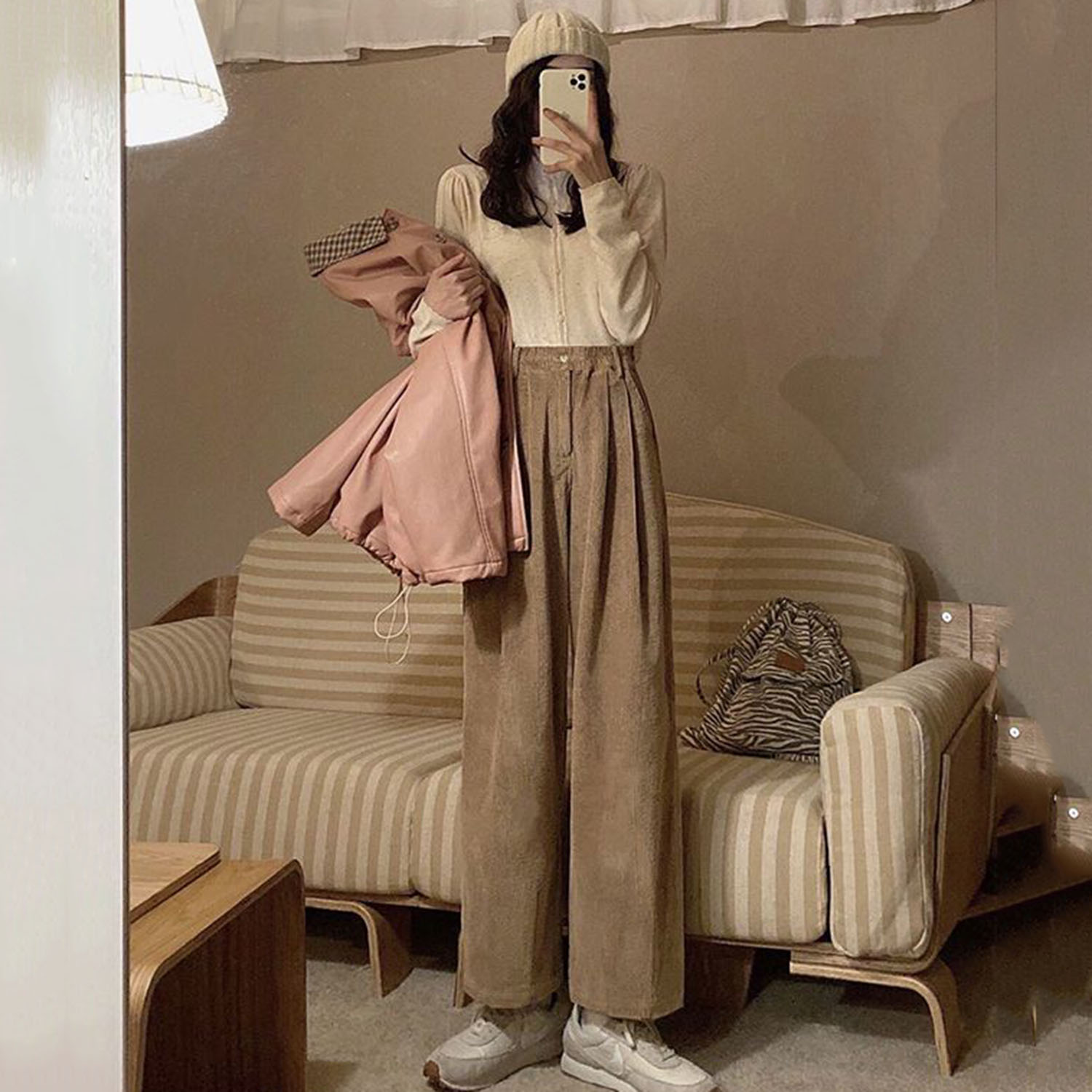 Celana Korduroi Kaki Lebar Cel - Corduroy Pant Warm ulasan dan harga