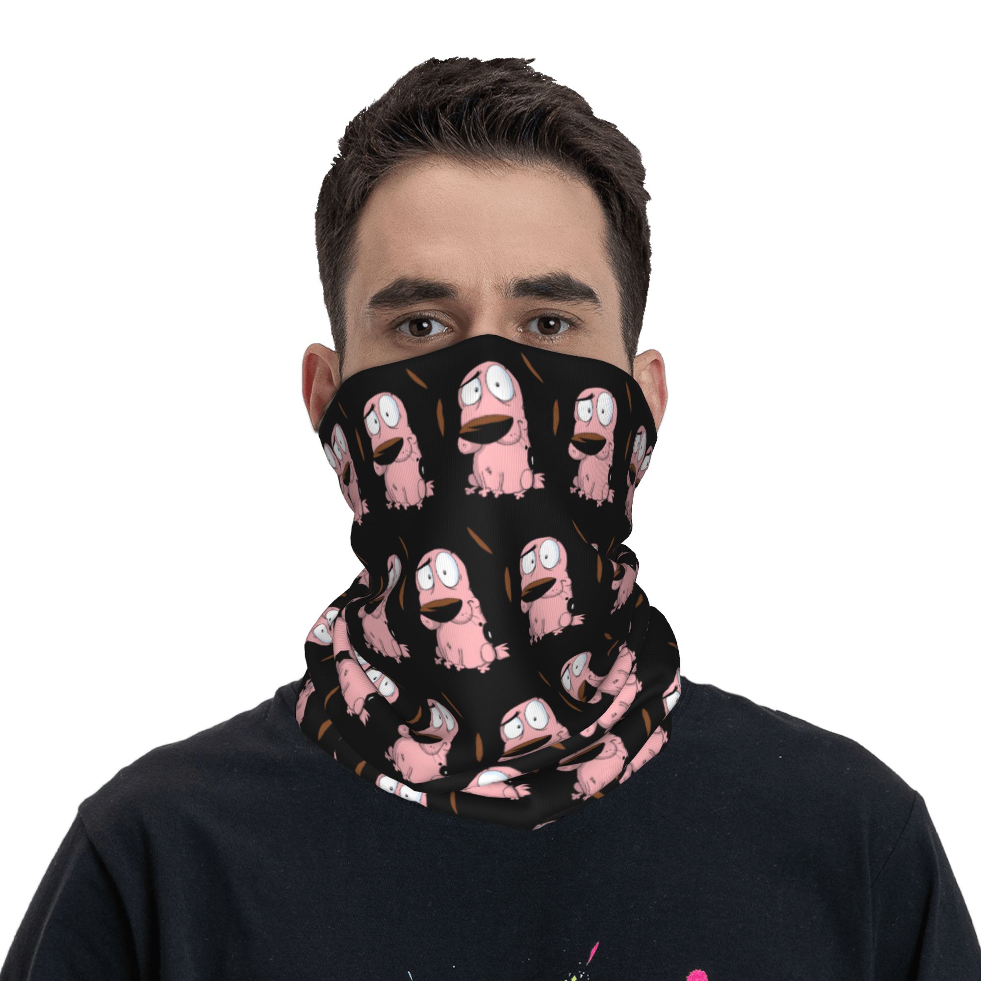 Penutup Kepala & Leher Motif K - Neck Gaiter Fleece ulasan dan harga