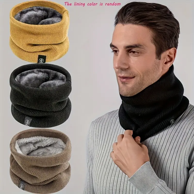 Syal Rajut Hangat Tebal Berbul - Neck Gaiter Fleece ulasan dan harga