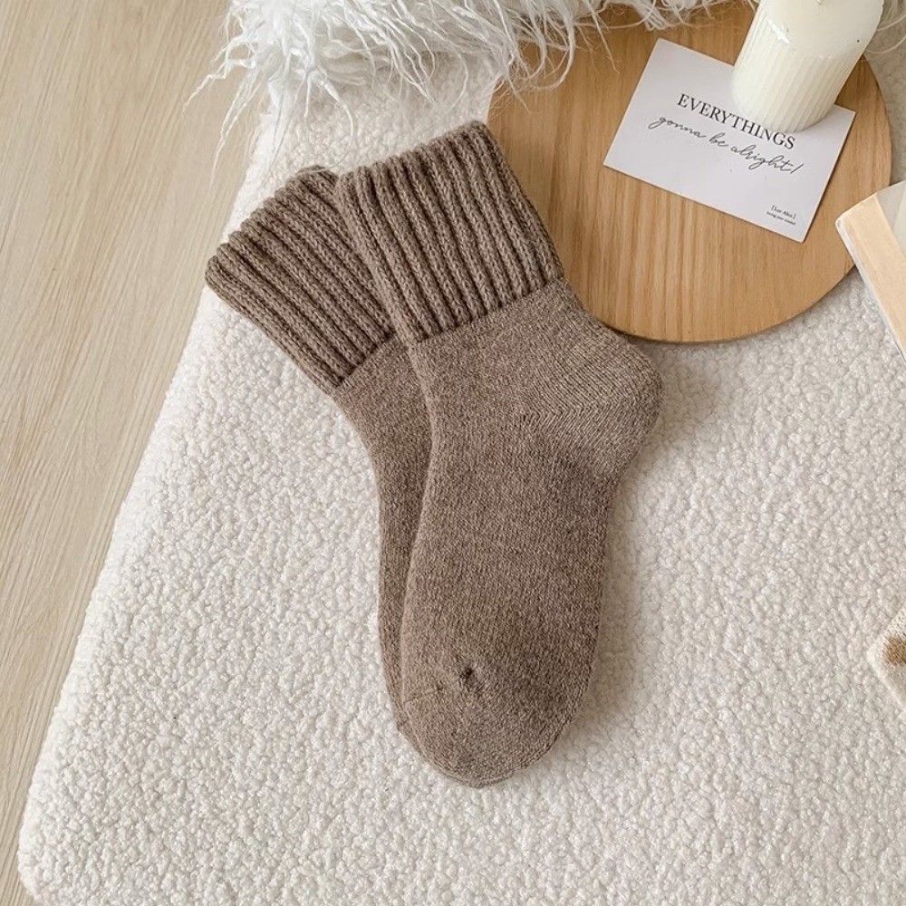 Kaus Kaki Wol Tebal Warna Soli - Thermal Sock Wool ulasan dan harga