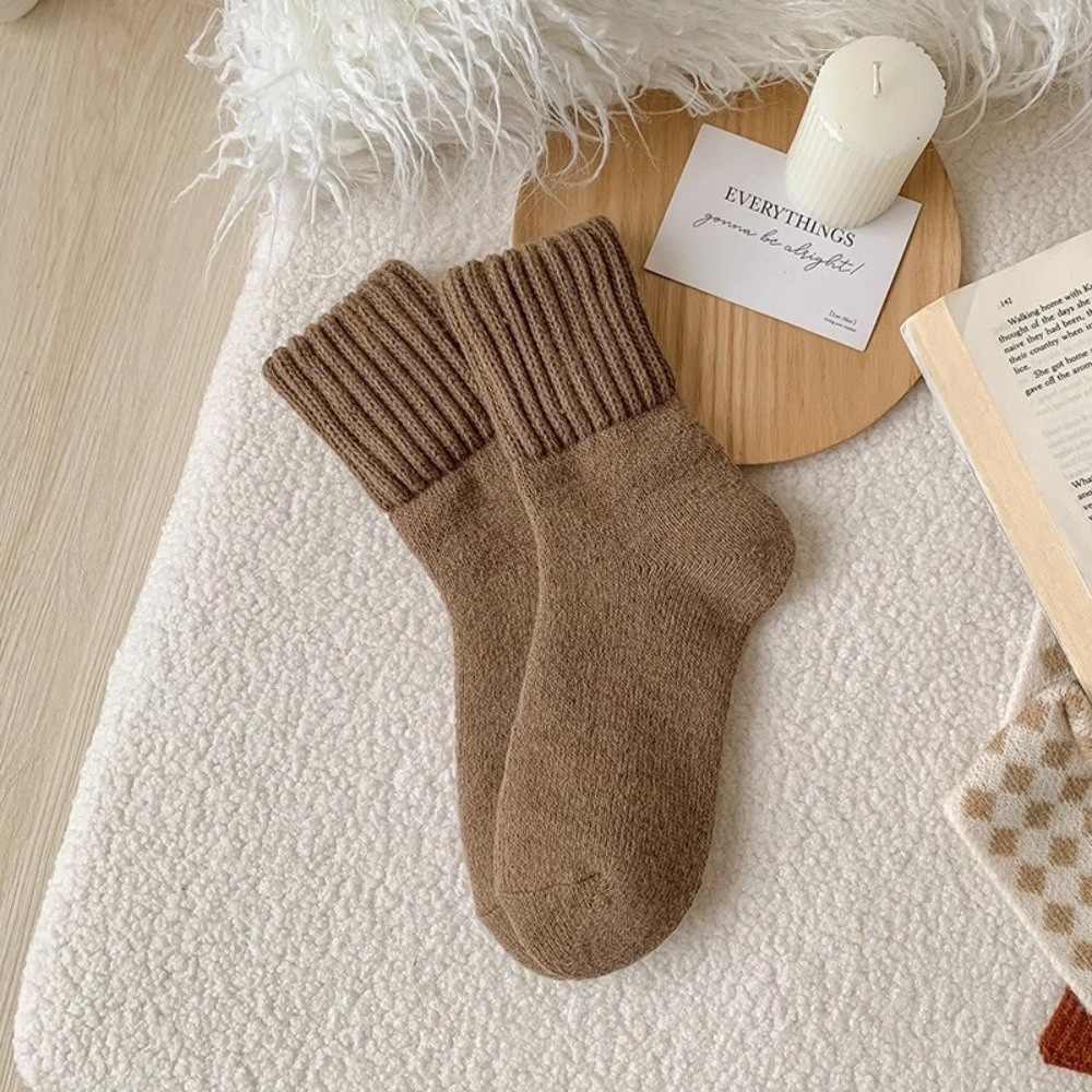 Kaus Kaki Wol Tebal Warna Soli - Thermal Sock Wool ulasan dan harga