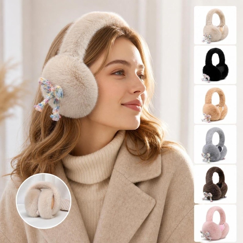 Penutup Telinga Bulu Imitasi M - Earmuffs Foldable ulasan dan harga