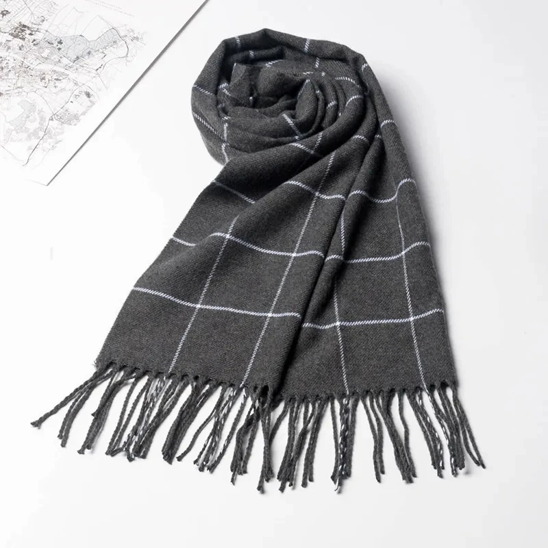 Syal pria musim dingin baru 20 - Wool Scarf Men ulasan dan harga