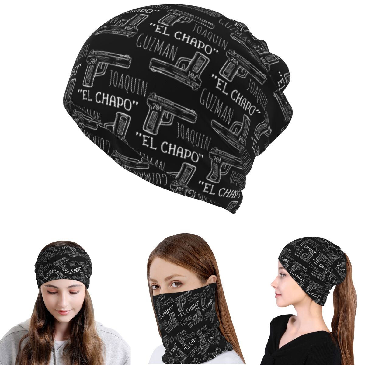 Joaquin El Chapo Guzman Narcos - Knit Beanie Hat Warm ulasan dan harga